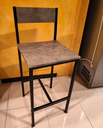Sgabello Alto Bar / Cucina stile industriale 