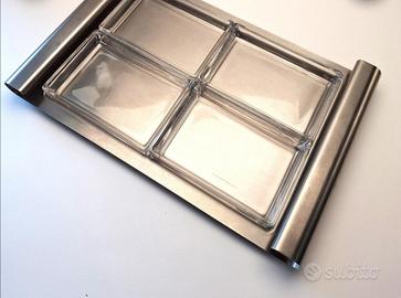 Due vassoi Zani Bonomi per Facix anni '80