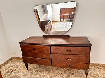 COMÒ CON SPECCHIERA VINTAGE ANNI ’50