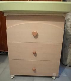 Bagnetto cassettiera Nora naturale