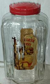 Enorme vaso vetro effervescente galeffi fine an 40