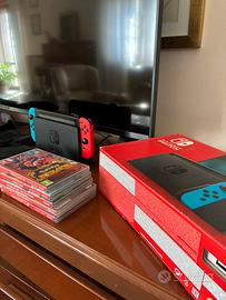 Nintendo Switch 1 + 5 giochi + Accessori vari