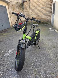 Bicicletta Argento Bi Max S+ Fat eBike Pieghevole