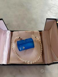 Bracciale Miluna in perle bianche