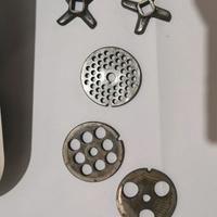 Lotto 5 Pezzi - piastre e lame per tritacarne