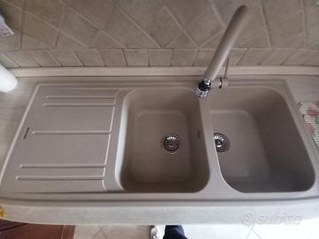 lavello smeg due vasche piu gocciolatoio  avena