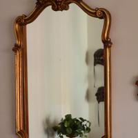 Specchiera con ricca cornice barocca ed oro zecchi