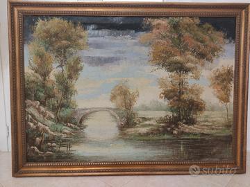 quadro dipinto ad olio autore Capitini