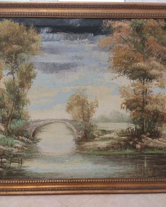 quadro dipinto ad olio autore Capitini