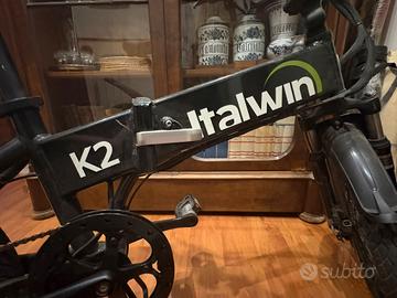 e bike K2 Italwin pieghevole bici elettrica
