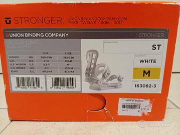 attacchi snowboard Union st tg M