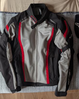 Giacca+Paraschiena+ Guanti+Borsello moto