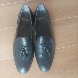 Slipper in vera pelle colore Blue 41