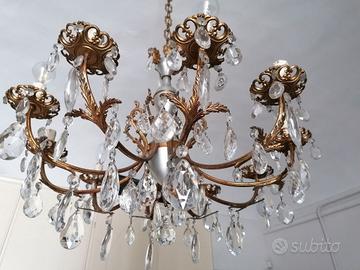 Lampadario 10 luci 