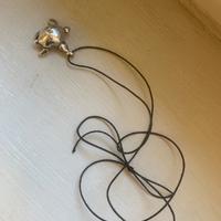 Ciondolo tartaruga in argento massiccio