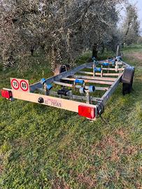 Carello portabarca SYS&D 1500 kg omologato 7.48 m
