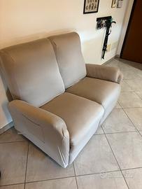 Divano 2 posti con movimento Relax