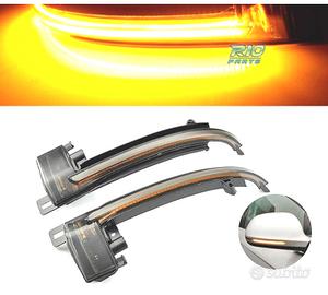 FRECCIE SPECCHIO PER AUDI A3 A4 A5 A6 Q3 LED NERO 