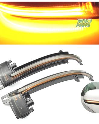 FRECCIE SPECCHIO PER AUDI A3 A4 A5 A6 Q3 LED NERO 