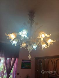 lampadario vetro di murano