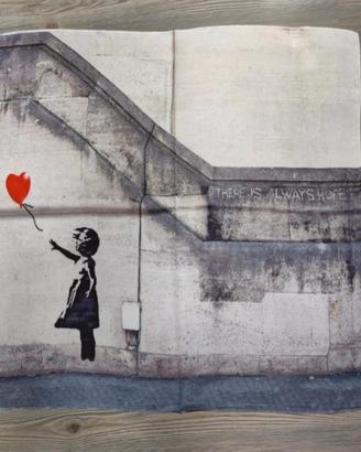 Foulard quadrato la bambina con il palloncino di B