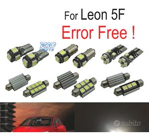 KIT LAMPADE LED INTERNE PER SEAT LEON MK3 5F 5F1 5
