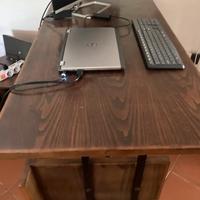 scrivania color noce