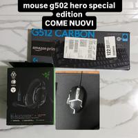 tastiera mouse logitech e cuffie
