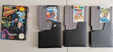 lotto giochi Nintendo Nes videogame rari