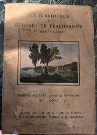 Catalogo d’asta Eugenio de Beauharnais