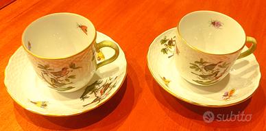 HEREND TAZZE DA CAFFÈ CON PIATTINO - PREZIOSE