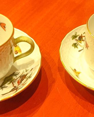 HEREND TAZZE DA CAFFÈ CON PIATTINO - PREZIOSE