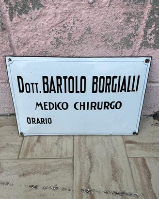 Insegna smaltata