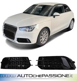 Coppia griglie fendinebbia nere Audi A1 8X 10-14