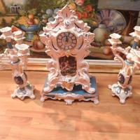 Museale Trittico Barocco Veneziano in porcellana