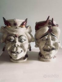 Vasi di Caltagirone: allegoria del matrimonio