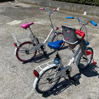Bicicletta graziella due rosa e blu
