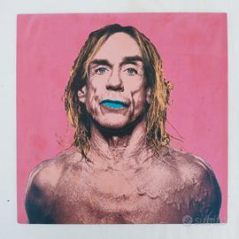 Quadro Icone Pop Art Rock 30x30 cm Andy Warhol