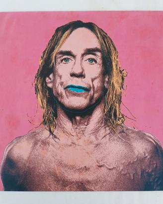 Quadro Icone Pop Art Rock 30x30 cm Andy Warhol