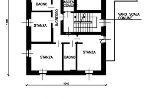 Ampio appartamento con tre camere