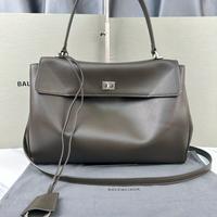 Borsa tote Balenciaga rodeo verde