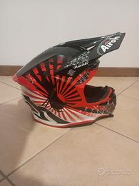 casco airoh rosso katana 