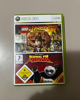 Indianda jons lego e kung fu panda XBOX 360