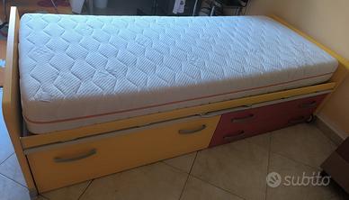 Vendibile singolarmente Lettini con materasso