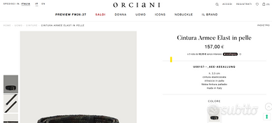 CINTURA UOMO ORCIANI
