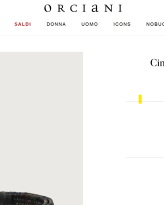 CINTURA UOMO ORCIANI