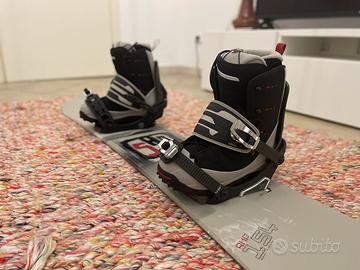 Tavola, attacchi e scarponi Salomon snowboard