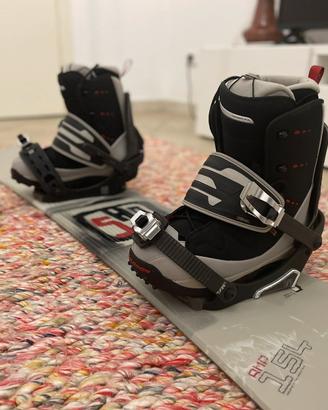Tavola, attacchi e scarponi Salomon snowboard