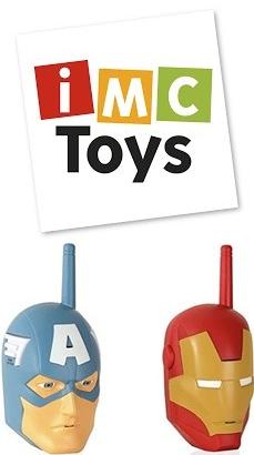 IMC Toys 390089, Walkie Talkie Iron Man e Captain