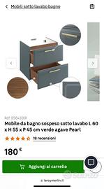 MOBILE BAGNO SOSPESO 60cm